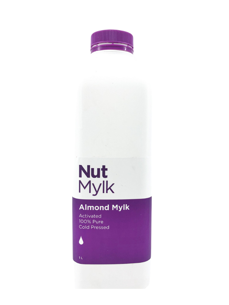 Bottle of Almond Mylk by Nutmylk