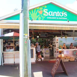 Shopfront of Santos Organics, Byron Bay